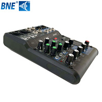 Mini console de mixage audio MG06X, console de mixage audio compacte professionnelle, 6 entrées, alimentation fantôme 48V, égaliseur 3 bandes pour studio à domicile et podcast