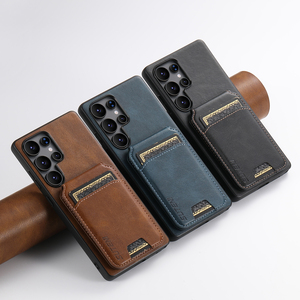 Étui de téléphone en cuir synthétique de luxe SUTENI avec porte-cartes et support, compatible avec Samsung <span class=keywords><strong>Galaxy</strong></span> S26/S25/S24/S23/<span class=keywords><strong>S22</strong></span> - Product Image 6
