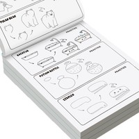 Livre d'activités pour enfants : comment dessiner tout, guide de croquis étape par étape, cahier de dessin d'objets de dessin animé, art préscolaire précoce
