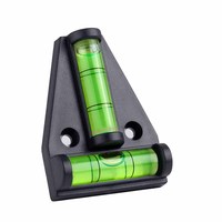 Niveau à bulle triangulaire en aluminium T-Type 2025 – Mini niveau à bulle horizontal pour mesures