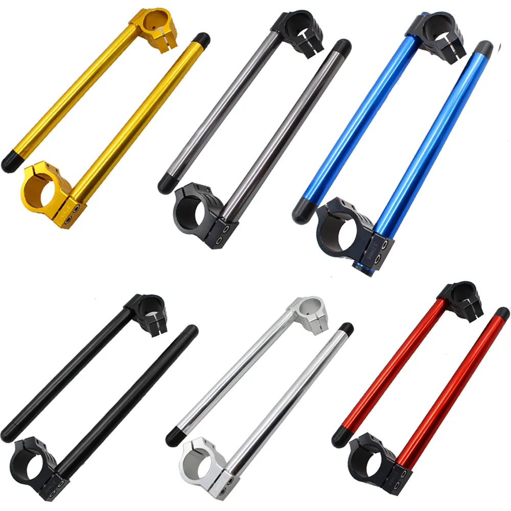 Motorcycle clip on handle bar 31-55mm cnc anodized aluminum alloy