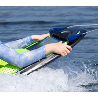 Kneeboard à double pointe avec ailerons, résistant à l'eau salée, idéal pour les locations de sports nautiques en station balnéaire, club de voile