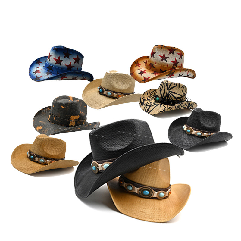 Lot De 6 Bandes De Remplacement Pour Chapeau Cowboy - Ethnique Western - Réglables