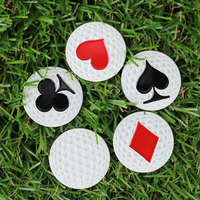 Accessoires de golf personnalisés en métal d'usine marqueurs de balle de golf en émail marqueur de balle de golf