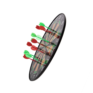 18 Inch Màu Gỗ Sáng Từ Phi Tiêu Hội Đồng Quản Trị Đứng Với 6/12 Pcs Phi Tiêu Trục Bộ - Product Image 4