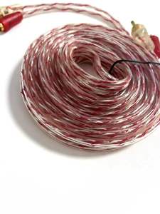 Cable divisor de audio 1RCA macho a 2RCA hembra, chapado en oro, para estéreo de coche, adaptador de señal HIFI RCA - Product Image 5