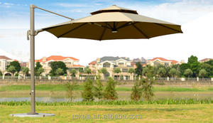 Sombrilla <span class=keywords><strong>Romana</strong></span> Grande con Logotipo Personalizado, Sombrilla de <span class=keywords><strong>Playa</strong></span> para Villa, Parasol para Exteriores, Sombrillas de Patio con Base de Mármol - Product Image 4