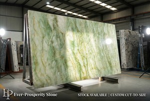 Lastre di Marmo Verde Smeraldo Ever-Prosperity Stone, Grandi Lastre Lucidate Impermeabili e Durevoli per Ville Moderne e Progetti Commerciali - Product Image 3