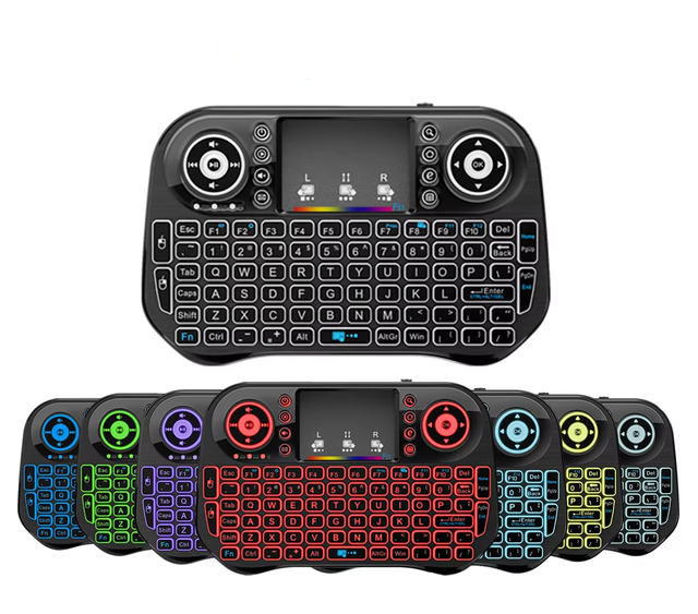Backlit I10 Wireless Mini Keyboard 2.4Ghz Smart Remote Control for Android TV Box I10 Backlight Air Mouse