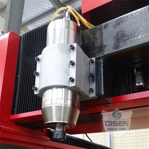 Machine de découpe et de gravure robuste pour marbre et pierre, 4 axes, refroidissement par eau, commande Syntec, pompe à engrenages, moteur - Product Image 4