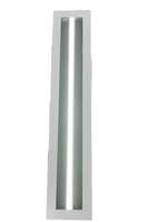 Diffuseur linéaire en aluminium à 2/3 fentes avec éclairage LED pour système CVC