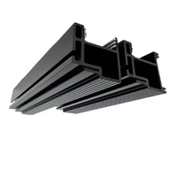 Profilé en plastique PVC décoratif moderne, haute précision, écologique, moulé sur mesure, pour supermarchés, vente en gros