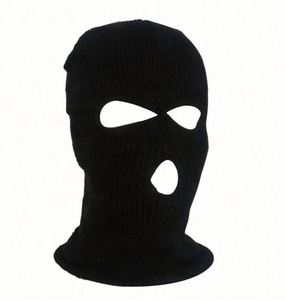 Cagoule d'hiver chaude pour homme, masque facial imprimé pour le ski et le cyclisme, bonnet en laine tricoté, logo personnalisé, coupe-vent - Product Image 5