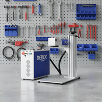 Marqueur laser à fibre 50W 60W 100W pour marquage de logos métalliques, source laser IPG Max, Galvo EZCAD programmable, refroidissement par eau, haute précision