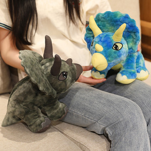 <span class=keywords><strong>Peluche</strong></span> <span class=keywords><strong>de</strong></span> Dinosaurio Triceratops con Logotipo Personalizado Simulado, <span class=keywords><strong>Peluche</strong></span> <span class=keywords><strong>de</strong></span> Tiranosaurio Rex, Estegosaurio, Iguanodon, <span class=keywords><strong>Velociraptor</strong></span> - Product Image 6