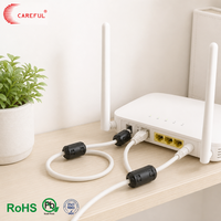 Noyau de ferrite NiZn à clipser, série RH, perle de ferrite à clipser, suppression du bruit EMI RFI pour filtre de câble, conforme RoHS