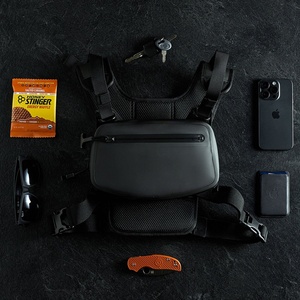 Mochila de Pecho Impermeable, Estilo Minimalista, para Actividades al Aire Libre, Deportiva, Ligera, Personalizable, con Sistema de Hidratación - Product Image 3