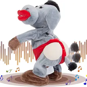 Dancing Donkey Toys Hip Shaking Wiggling Donkey Singing Electronic Plush Toy