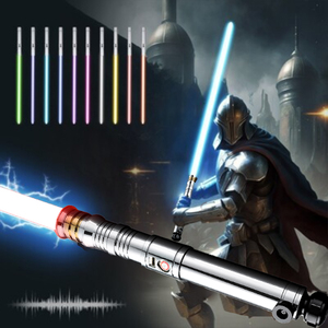 Sabre laser Sith Revan StarWar avec poignée métallique Xenopixel Neopixel pour duels intenses, avec son personnalisé et support de mouvement fluide - Product Image 1