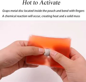 Personalizado Reutilizable Clic Instantáneo Invierno Calentador de manos Paquete de calor Cuidado DE LA SALUD Paquete caliente <span class=keywords><strong>Gel</strong></span> de fisioterapia - Product Image 6