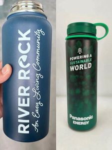 304 Stainless Steel Space Pot Outdoor Sports Handle Water <b>Bottle</b> Mountaineering Portable Water Cup - Product Image 6