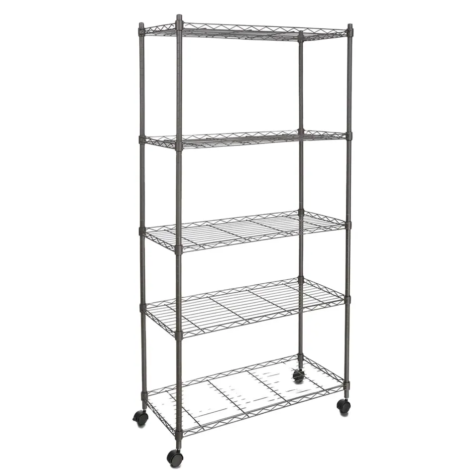 Adjustable steel shelving storage rack shelves