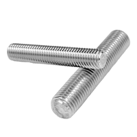 Threaded Stainless Steel Rod Black Zinc Finish Metric Measurement System Studs Threaded Rods