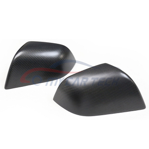 Pour <span class=keywords><strong>Tesla</strong></span> <span class=keywords><strong>Model</strong></span> 3 <span class=keywords><strong>S</strong></span> <span class=keywords><strong>P85</strong></span> 90, pièces automobiles, bandes adhésives, couvre-miroir de voiture en fibre de carbone - Product Image 1