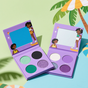 Haga su propia marca Paleta de sombras de ojos Bajo MOQ Alto pigmento Etiqueta privada Fabricante de maquillaje - Product Image 1