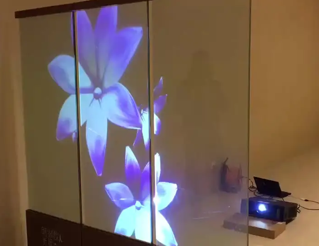 High Quality Holographic Projection Window Film for Glass Screen Wall