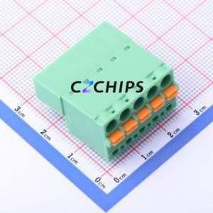 KF2EDGKDR-5.0-5P Plug-in Terminal Block P=5mm Connector ( Connector Type: Plug )( Construction: 1x5P )( Pitch: 5mm ) - Product Image 2