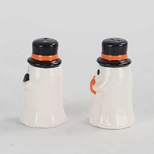 Juego de Salero y Pimentero de Cerámica con Forma de Fantasma de Halloween 2023, Se Aceptan Personalizaciones - Product Image 2