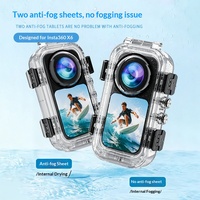 Boîtier de plongée étanche 60 m pour DJI Osmo Action 3/4, étui sous-marin transparent en PC avec interface magnétique à dégagement rapide