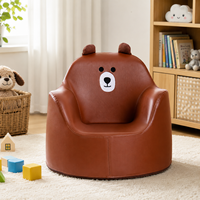 Canapé moderne en mousse PU pour enfants, fauteuil enfant en forme d'animal, mini-canapé mignon pour tout-petits, mobilier de salon pour enfants, vente en gros de meubles pour bébés