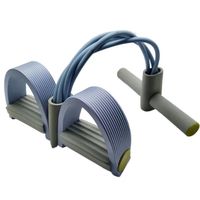 Équipement de Gym Multifonctionnel à 4 Tubes, Bande de Résistance à Pédale pour Yoga et Abdominaux, Corde de Tension pour Pied