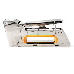 Engrapadora manual Jinshun tipo alicates metálicos para carpintería, tamaño normal, salida recta - Product Image 3