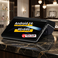 Sistema POS de Autoservicio IMachine P3 MINI de 10.1 Pulgadas con Android, CPU de Ocho Núcleos, NFC, Bluetooth/WiFi para Hoteles y Bancos