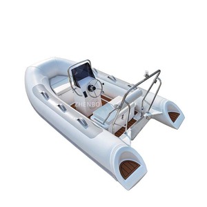 Bateau pneumatique rigide Zhenbo 3.3m RIB 330B avec <span class=keywords><strong>coque</strong></span> en fibre de verre et PVC de 1.2mm, idéal pour <span class=keywords><strong>la</strong></span> pêche, <span class=keywords><strong>la</strong></span> cabine et <span class=keywords><strong>la</strong></span> plongée. - Product Image 2