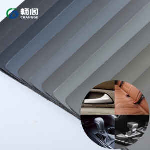 Cuir synthétique PU en microfibre écologique personnalisé, doux, à motif multi-grains, simili cuir pour sièges de voiture, intérieur automobile - Product Image 4