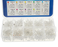 Nouveau kit de diodes LED ODM PENPOS 3 mm/5 mm, ampoules lumineuses, composants électroniques, diodes électroluminescentes, pièces