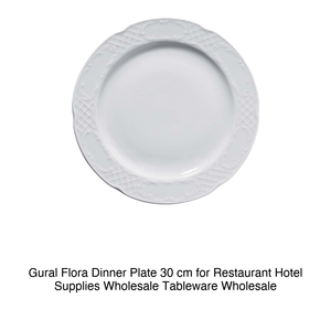 Assiette plate Flora 30 cm Gural -6- Fl030Du00 - Product Image 2