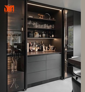 <span class=keywords><strong>JYN</strong></span> Armoire à vin coulissante de salon moderne et minimaliste Armoire à vin personnalisée Armoire à vin - Product Image 1