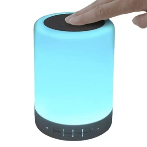Haut-Parleur Sans Fil LED <span class=keywords><strong>Subwoofer</strong></span> Haute Fidélité Lampe Lumière RVB Tactile de Chevet, <span class=keywords><strong>Meilleur</strong></span> Cadeau pour Adolescents et Enfants, Utilisation Extérieure - Product Image 1