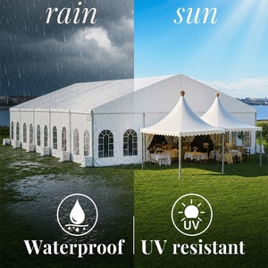 Carpa de Aluminio para Exteriores, Carpa Grande para Fiestas, Bodas, Eventos Comerciales, Estructura de Carpa con Vidrio - Product Image 4