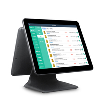 Caisse enregistreuse taille personnalisée 15 pouces simple double écran d'affichage numérique tout en un NFC paiement pos machine Store Terminal