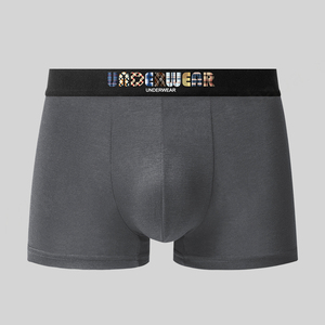 Venta caliente al por mayor de diseño personalizado Logo moda suave hombres ropa interior cómoda pantalones cortos Boxers calzoncillos hombres ropa interior - Product Image 5