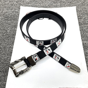 Nuevo Cinturón de Cuero Pintado a Mano con Diseño Vintage, Cinturón de Moda Retro Unisex Y2k para Hombre y Mujer - Product Image 5