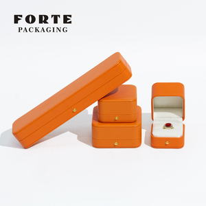FORTE Packaging Eco-friendly Luxury <b>Gift</b> Jewelry <b>Box</b> for Ring Bracelet Necklace <b>Earring</b>-Customized Size & OEM Logo - Product Image 4