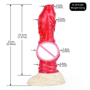 Dildo simpul anjing dengan pengisap pemijat <span class=keywords><strong>Vagina</strong></span> wanita steker <span class=keywords><strong>Anal</strong></span> barang erotis Bdsm mainan seks perbudakan untuk wanita permainan Masturbator dewasa - Product Image 6