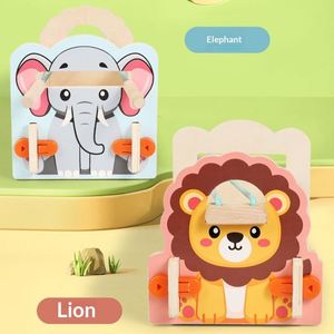 Juego de cuentas educativo de madera transfronterizo para niños y niñas de 4 a 6 años, juguete de escalada y recogida de cuentas rodantes - Product Image 2